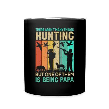 Father and son hunt hunter saying - Full Colour Mug - black - Front