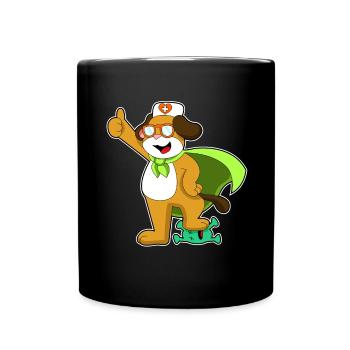 Dog Doctor - Full Colour Mug - black - Front