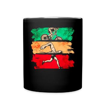 Triathlon - Mug uni - noir - Devant