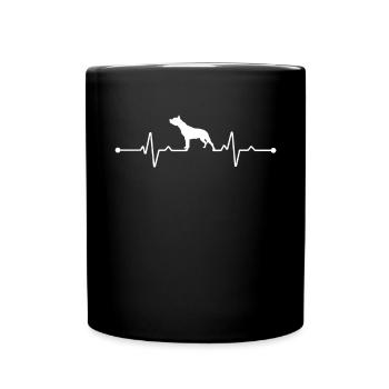 Bergers Blancs Suisses - Suisse Blanche - Mug uni - noir - Devant