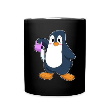 Penguin Iced Coffee - Full Colour Mug - black - Front