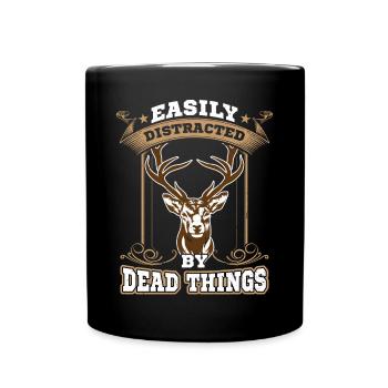 Easily Distracted By Dead Things - Taxidermy - Tasse einfarbig - Schwarz - Vorne