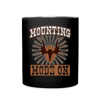 Mode de montage activé - Taxidermie - Mug uni - noir - Devant