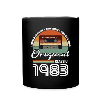 40th birthday born 1983 Original Classic 1983 - Full Colour Mug - black - Front