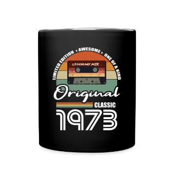 50th birthday Born 1973 Original Classic 1973 - Full Colour Mug - black - Front