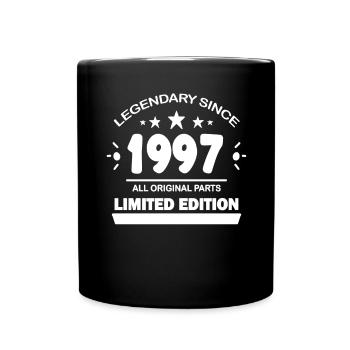 1997 - Born 1997 - Year of construction 1997 - Full Colour Mug - black - Front