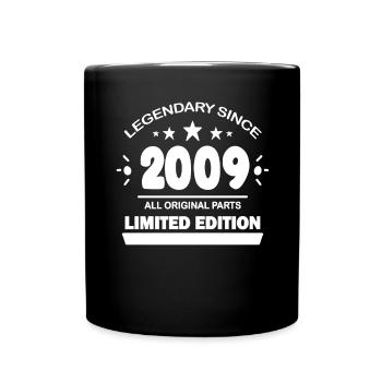 2009 - vintage 2009 - year of construction 2009 - Full Colour Mug - black - Front