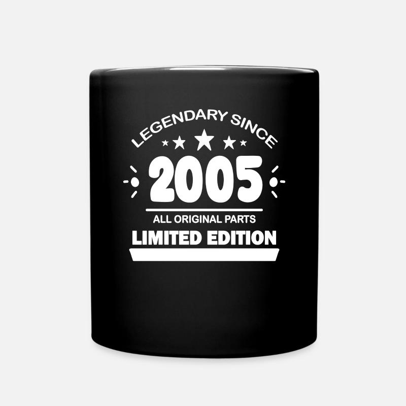 2005 - Né 2005 - Année de construction 2005 - Mug uni - noir