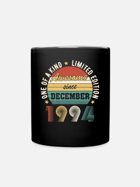Génial depuis Décembre 1994 Cadeau d’anniversaire - Mug uni - noir
