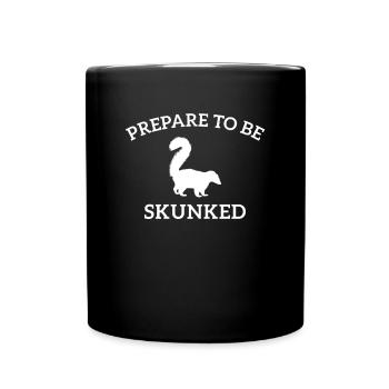 Prepare To Be Skunked, cribbage - Tasse einfarbig - Schwarz - Vorne