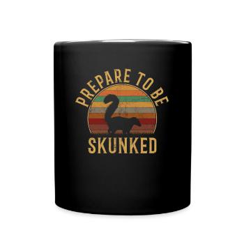 Prepare To Be Skunked, cribbage - Tasse einfarbig - Schwarz - Vorne