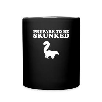 Prepare To Be Skunked, cribbage - Tasse einfarbig - Schwarz - Vorne