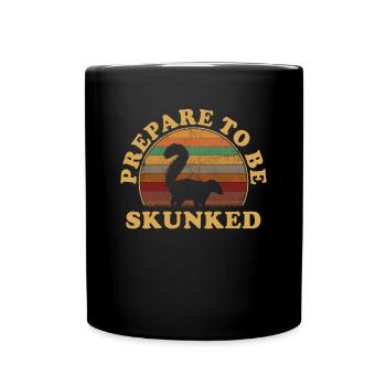 Prepare To Be Skunked, cribbage - Tasse einfarbig - Schwarz - Vorne