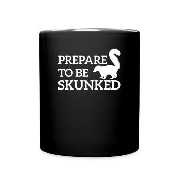 Prepare To Be Skunked, cribbage - Tasse einfarbig - Schwarz - Vorne