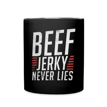 Beef Jerky Gift Beef Jerky Lover - Full Colour Mug - black - Front