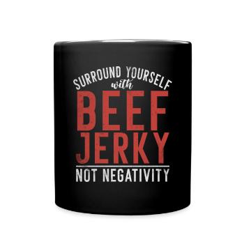Beef Jerky Gift Beef Jerky Lover - Mug uni - noir - Devant