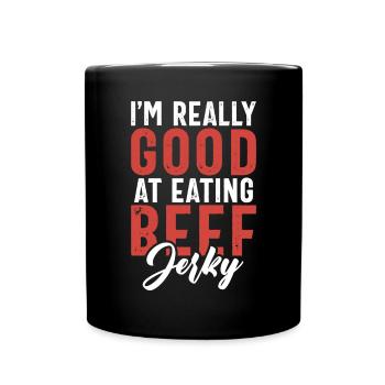 Beef Jerky Gift Beef Jerky Lover - Mug uni - noir - Devant