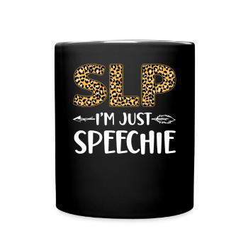 Speech Therapist Therapy Assistant - Full Colour Mug - black - Front