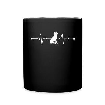 Bergers Suisses Blancs - Suisses Blancs - Mug uni - noir - Devant