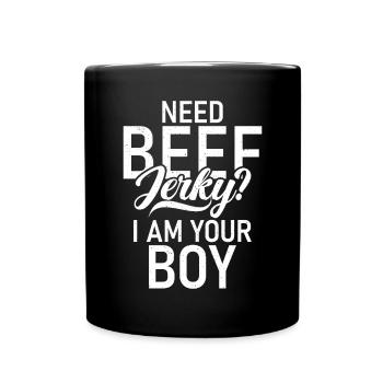 Beef Jerky Gift Beef Jerky Lover - Mug uni - noir - Devant