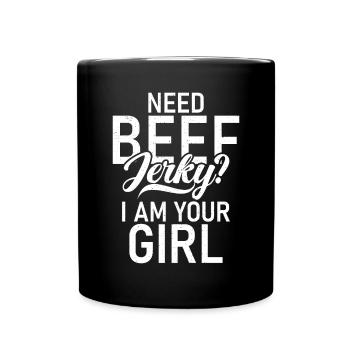 Beef Jerky Gift Beef Jerky Lover - Mug uni - noir - Devant