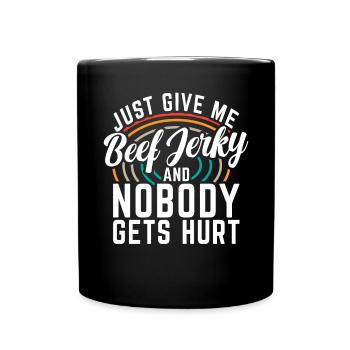 Beef Jerky Gift Beef Jerky Lover - Mug uni - noir - Devant
