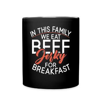 Beef Jerky Gift Beef Jerky Lover - Mug uni - noir - Devant