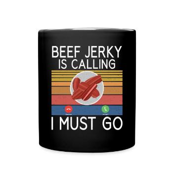 Beef Jerky Gift Beef Jerky Lover - Mug uni - noir - Devant