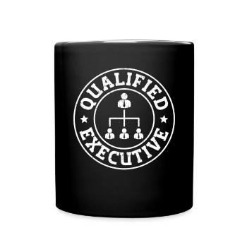 Leadership Executive - Tasse einfarbig - Schwarz - Vorne
