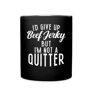 Beef Jerky Gift Beef Jerky Lover - Mug uni - noir - Devant