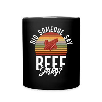 Beef Jerky Gift Beef Jerky Lover - Mug uni - noir - Devant