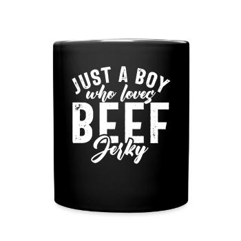 Beef Jerky Gift Beef Jerky Lover - Mug uni - noir - Devant