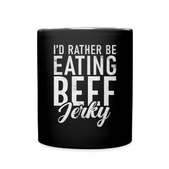 Beef Jerky Gift Beef Jerky Lover - Mug uni - noir - Devant
