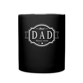 Best dad since 2010 - Full Colour Mug - black - Front