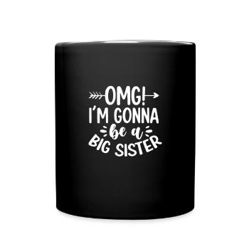 Older sister - Full Colour Mug - black - Front