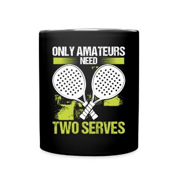 Joueur de paddle-tennis Match Amateur Paddle Team - Mug uni - noir - Devant