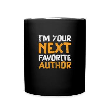 Author Authors Writer Book Gift - Full Colour Mug - black - Front