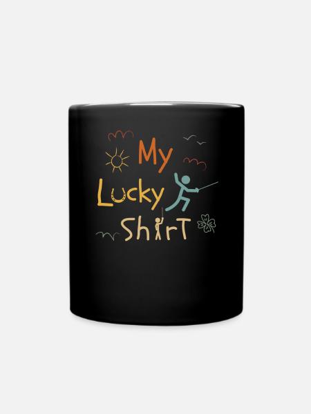 Fechter Fencing-Sports Game Fechter lustiges - Tasse einfarbig - Schwarz