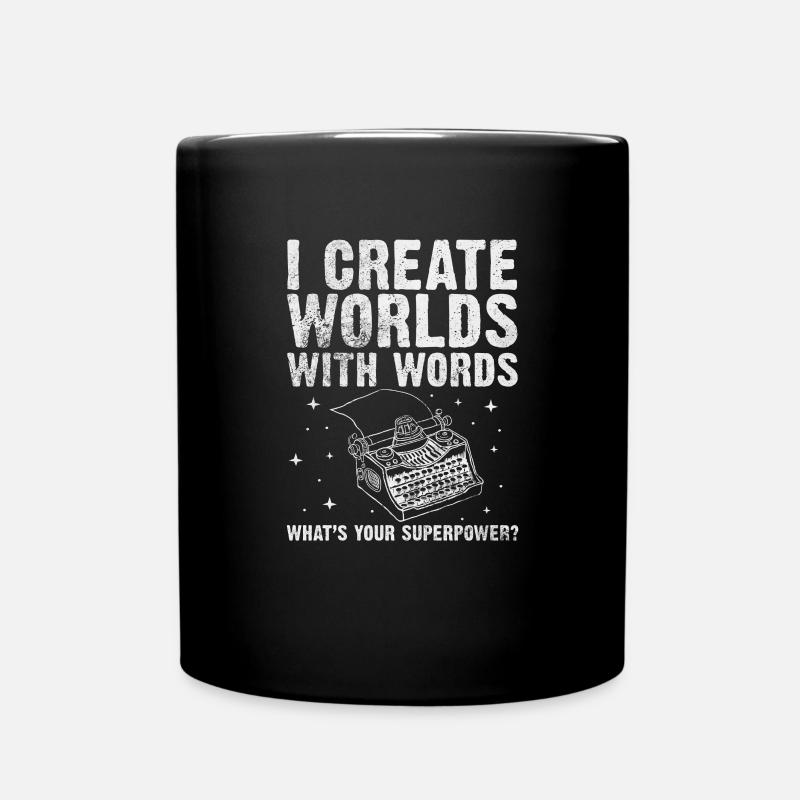 Autor Autoren Schriftsteller Buch Geschenk - Tasse einfarbig - Schwarz