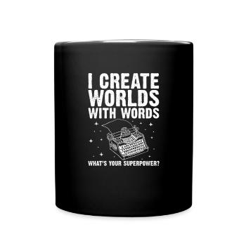 Author - Full Colour Mug - black - Front