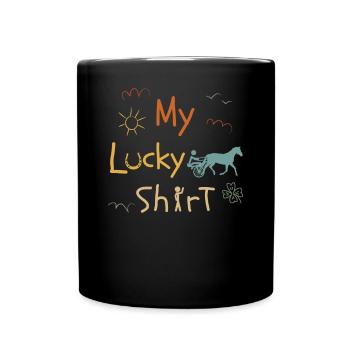 Trotting Cheval Trotting Sport Chevaux Vintage - Mug uni - noir - Devant