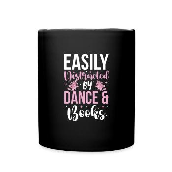Ballett Ballerina Ballet-Tänzerin Tanzen Geschenk - Tasse einfarbig - Schwarz - Vorne