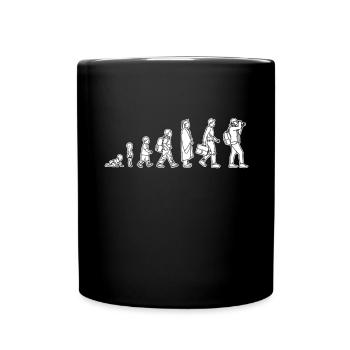 Development from child to photographer - Full Colour Mug - black - Front