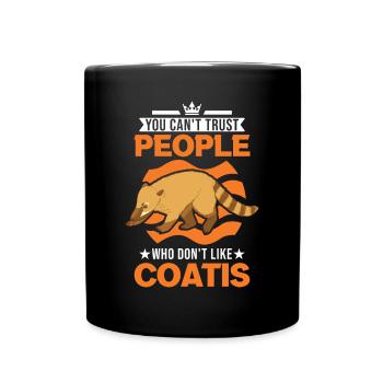 Coati Gift Coati Proboscis - Full Colour Mug - black - Front
