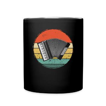Accordion Styrian Harmonica Accordion - Full Colour Mug - black - Front