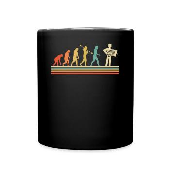 Accordion Styrian Harmonica Accordion - Full Colour Mug - black - Front