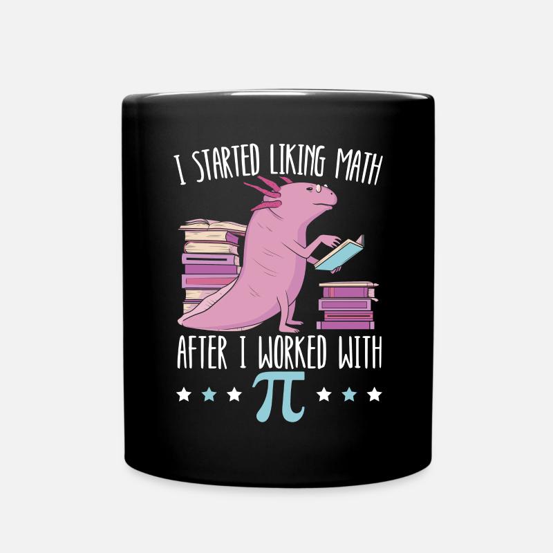 J’ai commencé à aimer les maths après avoir travaillé avec Pi Day - Mug uni - noir
