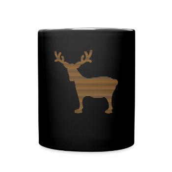 Elk - Full Colour Mug - black - Front