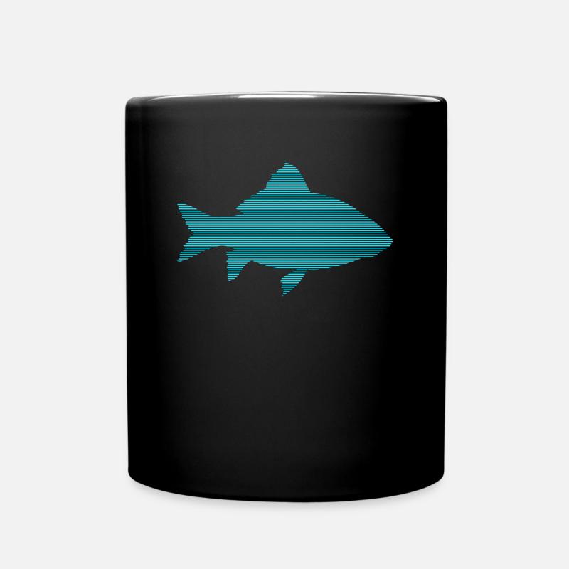 Poisson - Mug uni - noir