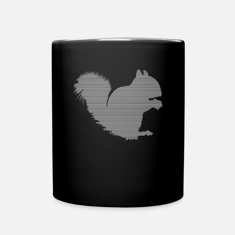 Écureuil - Mug uni - noir